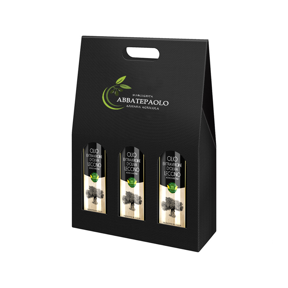 Olio Extra Vergine di Oliva Leccino Bottiglia 3x500ml